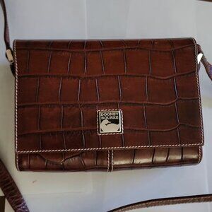 Vintage Dooney & Bourke Bayou Croc Mini Binocular Bag. Excellent Condition